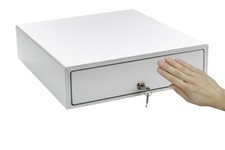Kassenschublade Touch weiß mit mechanischer Öffnung B:330x360 mm - Geldlade