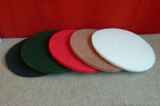 Superpad beige rot weiss grün + schwarz 406 mm 16" für Einscheibenmaschine