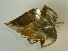 Deko Schale Blatt XL Gold