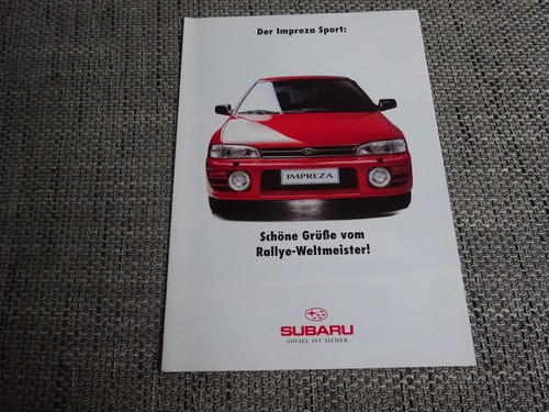 Subaru impreza sport prospekt - subaru,