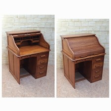 ANTIK! Schreibtisch Jugendstil um 1920 Eiche freistehend Schreibmöbel