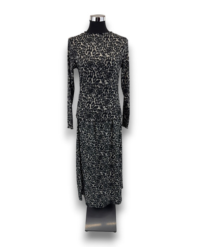 Gina damen leo print set - damen, leo-print