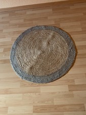 Jute Teppich Rund 92 cm NEU