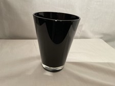 Exklusive Glasvase , Schwarzes