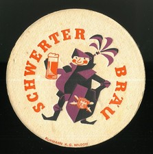 rarer Bierdeckel ◉ Schwerter Bräu Reininghaus Bier ◉ Österreich Steiermark