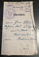 Alter Führerschein  aus