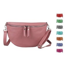 ITALy DAMEN LEDER TASCHE Hüfttasche Handytasche Crossbody Schultertasche Bodybag