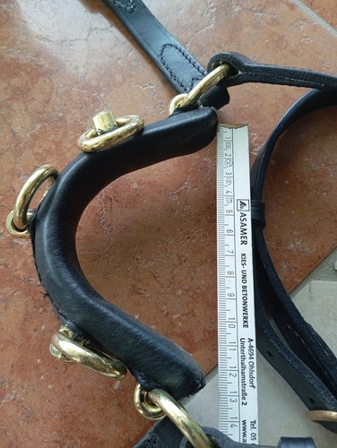 Kappzaum aus leder cob - aus, /