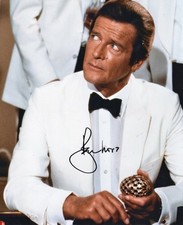 Roger moore signiert - moore, james