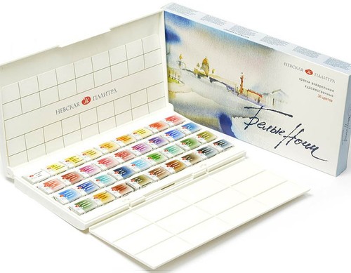 Aquarellfarben white nights - aquarellfarben,