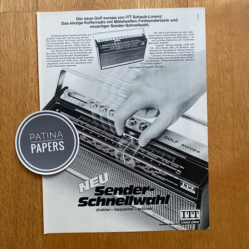 1972 itt schaub - 1972, schaub-lorenz