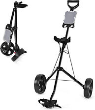 2-Rad Trolley Golftrolley klappbarer Golfwagen Golfkart schwarz klappbar
