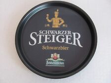 Schwarzer Steiger Schwarzbier  Feldschlößchen Dresden Servier-Tablett-rutschfest