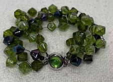 Vintage Langani Glas grün