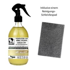 RABE Tisch und Möbel Pflegeöl Spray Holzöl Möbelpflege Massivholz Eiche Buche Öl