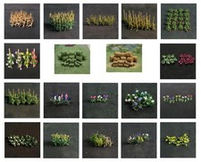 Tasma Products Hochwertig Blumen Und Pflanzen für n Spur Eisenbahn Layouts
