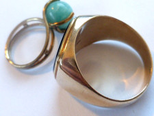 15,3g 333 Gold Ringe, Schmuck, Nachlass, Perle u Siegelring, trgb kein Bruchgold