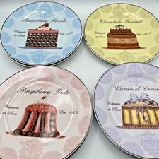 French Sweets Dessert Plates