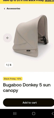 Bugaboo donkey5 hood taupe - hood,