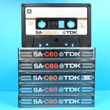 🙈 5x TDK SA - C60 * IEC II