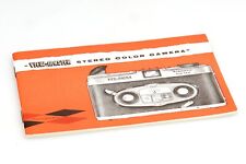 Sawyer´s Europe S.A. Belgium Anleitung für VIEW-MASTER Stereo-Camera 2,8/20mm