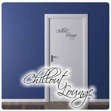 Chillout Lounge Türaufkleber