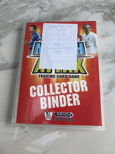 Topps match attax 2007 - attax, 2007/08