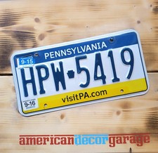 USA Nummernschild * US Kennzeichen * License plate *Amerika *Pennsylvania *