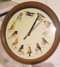 Wanduhr mit Vogelstimmen