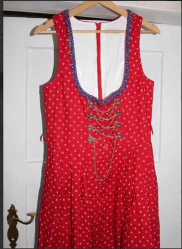 Dirndl rot blau - dirndl,,