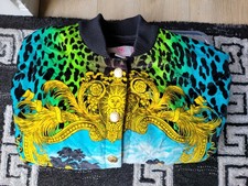 Versace for H&M Jacke Blouson Samt Leo-Print Jacket Velvet EUR 40 size US 10