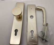 BASI Haustür PZ Schutzbeschlag Garnitur Knopf Langschild F2 Neu Lesen