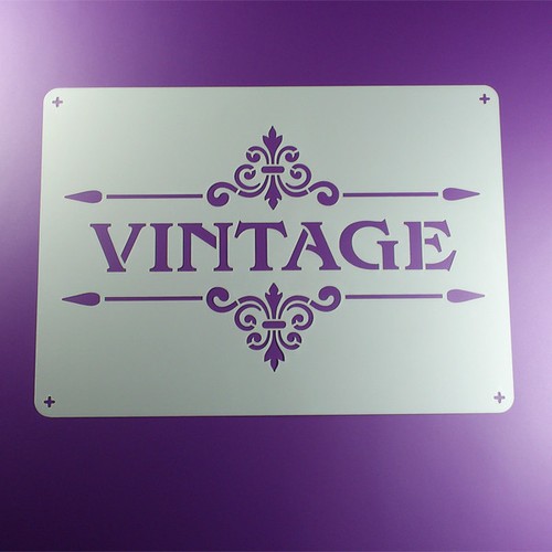 Schablone vintage - a5,