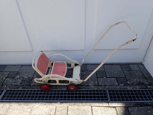 Seltener antiker puppenwagen - seltener,