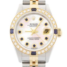 Rolex Datejust Perlmutt 18K