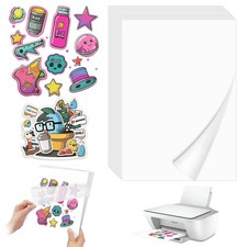 30 Stück Selbstklebend Folie Druckpapier Inkjet-Vinyl-Aufkleber A4 Bedruckbar...