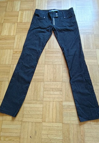 Lip service pinstripe - pinstripe, bootcut