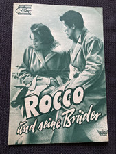 Filmplakat Filmprogramm ORIGINAL 50er "Rocco und seine Brüder" Alain Delon