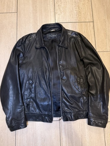 Dolce gabbana lederjacke - dolce,