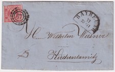 Bayern 3 Kreuzer Mi.Nr. 9 auf