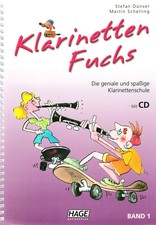   KLARINETTEN FUCHS (inkl.CD)   Klarinettenschule Band 1  (Stefan Dünser )