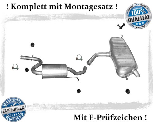 Auspuffanlage für touran - für,