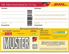 1 STÜCK DHL PAKETMARKE