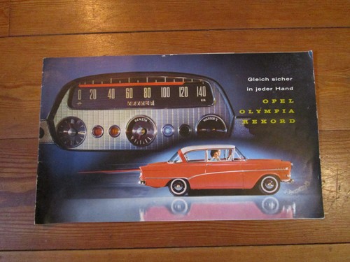Opel olympia rekord - rekord, '58