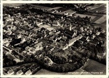 Ak Bad Königshofen im Grabfeld Unterfranken, Luftaufnahme von... - 11284073