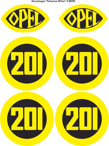 Decal aufkleberbogen schwarze - decal, "schwarze