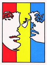 Werner Berges ohne Titel I 2016 Siebdruck handsigniert nummeriert