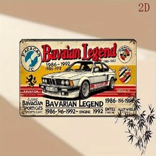 Blechschild Bavaria Legend BMW