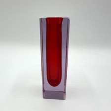 Murano sommerso vase glas - sommerso,