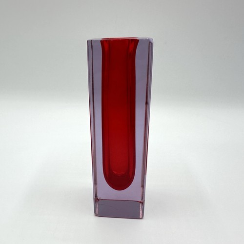 Murano sommerso vase - murano, glas